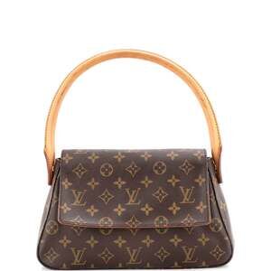 Louis Vuitton Looping Handbag Canvas #219163L12B